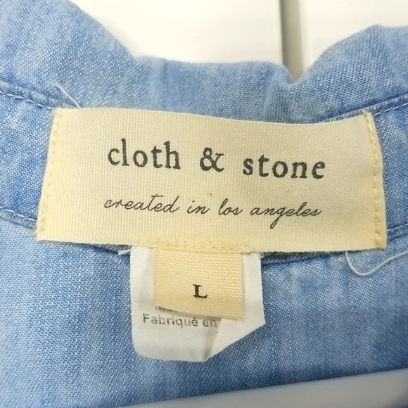 Cloth&Stone button down tank top - Picture 3 of 6